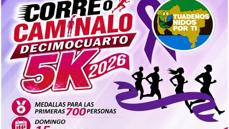 Corre o Camínalo 14to 5k 2026 cover