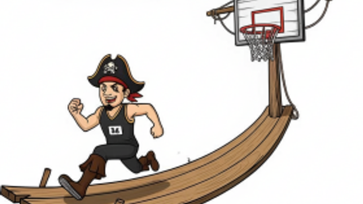 Dover Pirate Basketball Run the Plank 5k cover