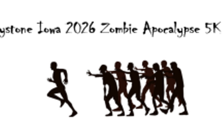 Keystone Iowa 2026 Zombie Apocalypse 5K Run cover