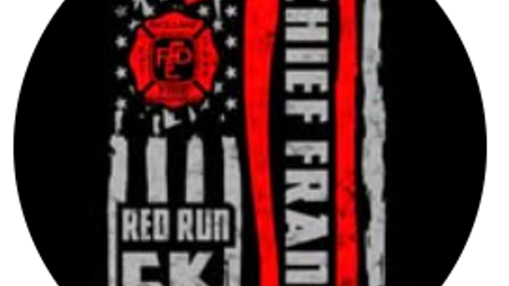 Chief Frantz Red Run 5k cover