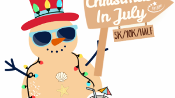 Christmas 5K/10K/Half Marathon in July - Richland cover