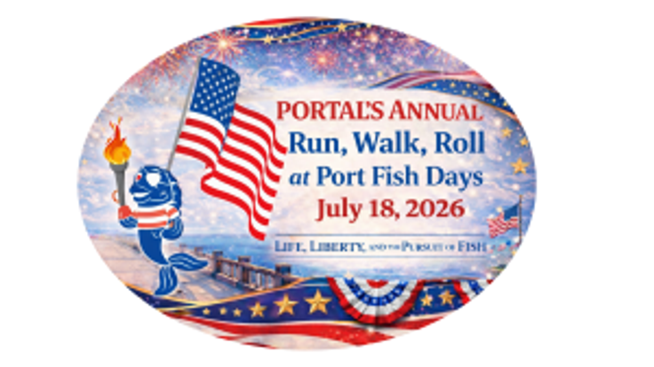 Portal 41st Fish Day Run/Walk/Roll 2026 - NEW FLAT CAPTAINS COURSE ADDED cover