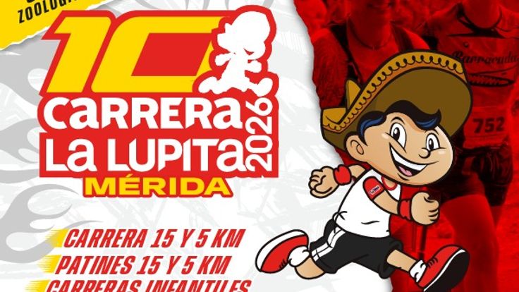 Carrera La Lupita Mérida 2026 cover