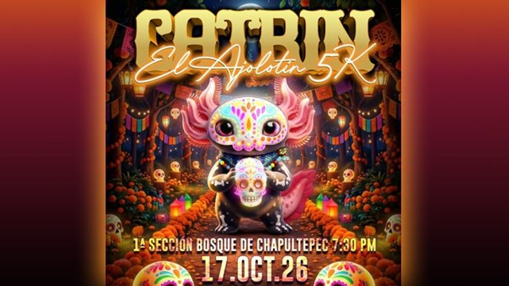 Catrín el Ajolotin 5km 2026 cover