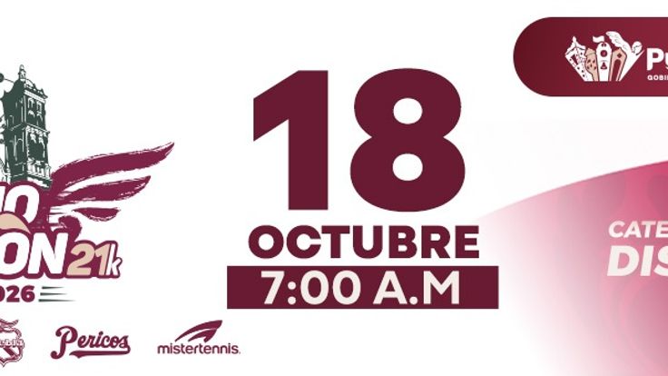 Medio Maratón Puebla 2026 cover