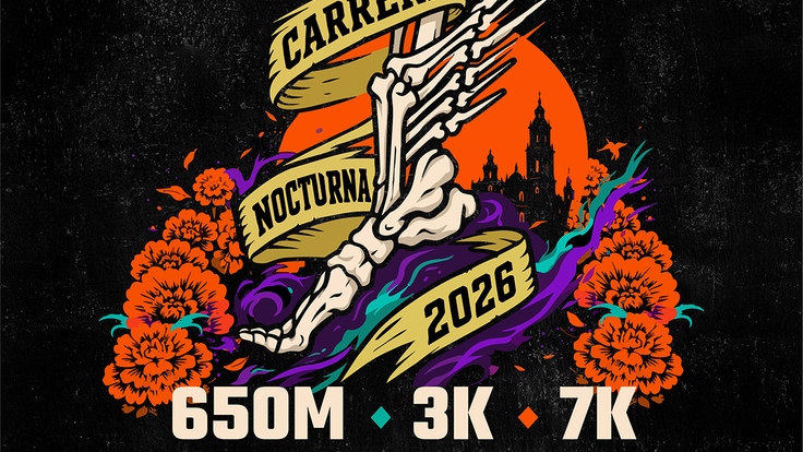 CARRERA NOCTURNA CORRE ENTRE LA VIDA Y LA MEMORIA ADULTOS cover