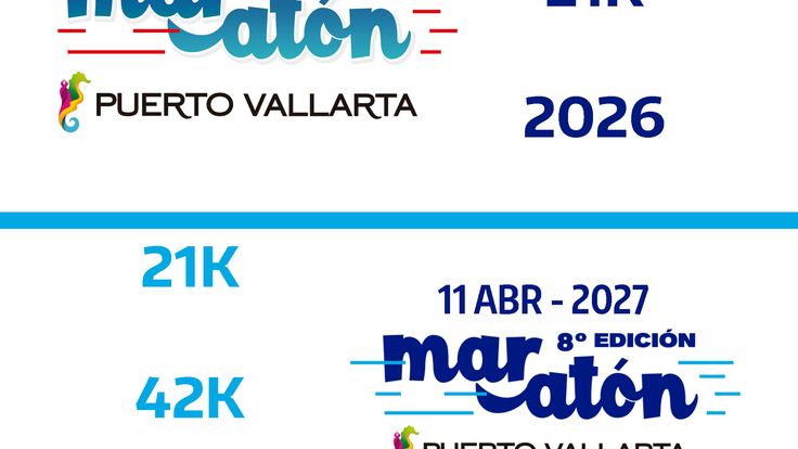 PAQUETE 1 MEDIO MARATON PUERTO VALLARTA 2026 + 42K o 21K 2027 cover