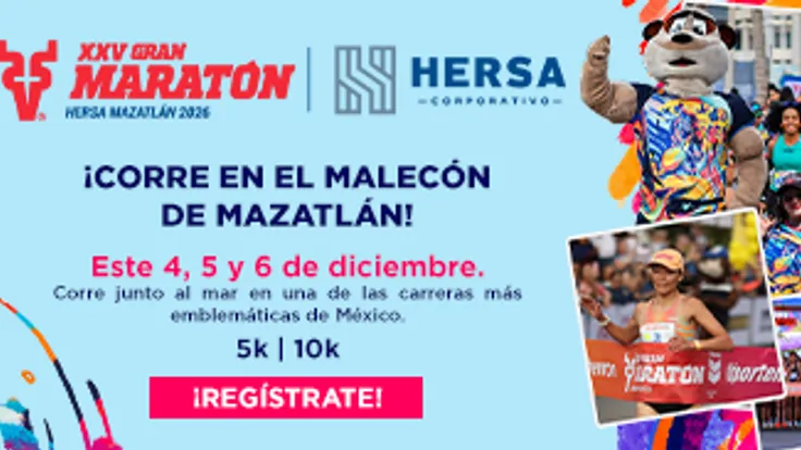 XXV Gran Maratón Hersa Mazatlán 5K y 10K 2026 cover