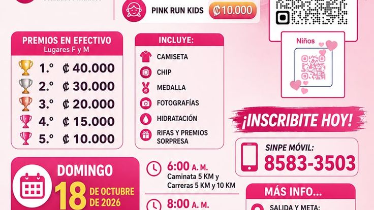 Pink Run Pococí cover