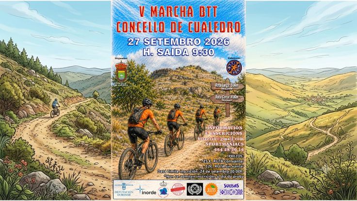 V Marcha BTT Concello de Cualedro cover