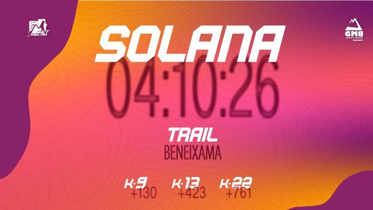 XIV SOLANA TRAIL BENEIXAMA cover