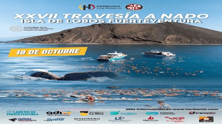 XXVII Travesía a nado Isla de Lobos-Isla de Fuerteventura 2026 cover