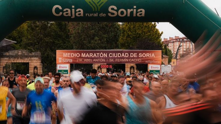XLI Medio Maratón Ciudad de Soria Abel Antón y 5K Fermín Cacho Caja Rural cover