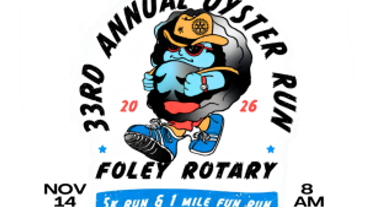 Foley Rotary Oyster 5K Run/Walk/Wheelchair cover