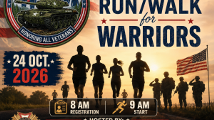 5K VFW 6527 RUN/WALK FOR WARRIORS cover
