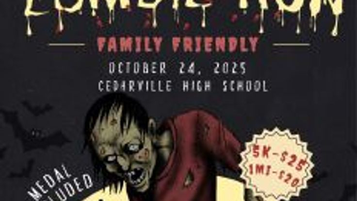 Zombie Fun Run 5k or 1mile cover