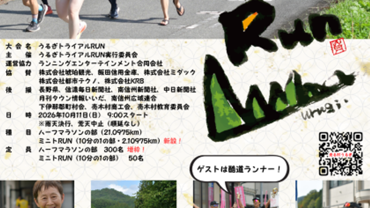 第11回 うるぎトライアルRUN cover