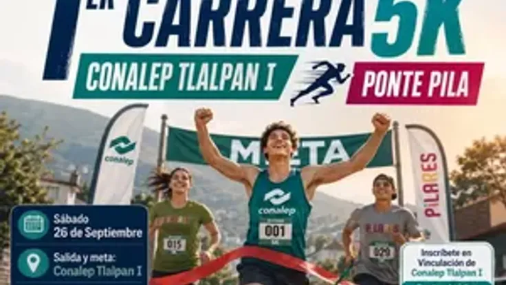 1a Carrera 5K CONALEP Tlalpan - Ponte Pila cover