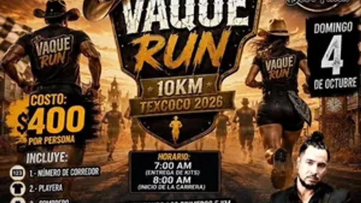 Vaque Run 10KM Texcoco cover