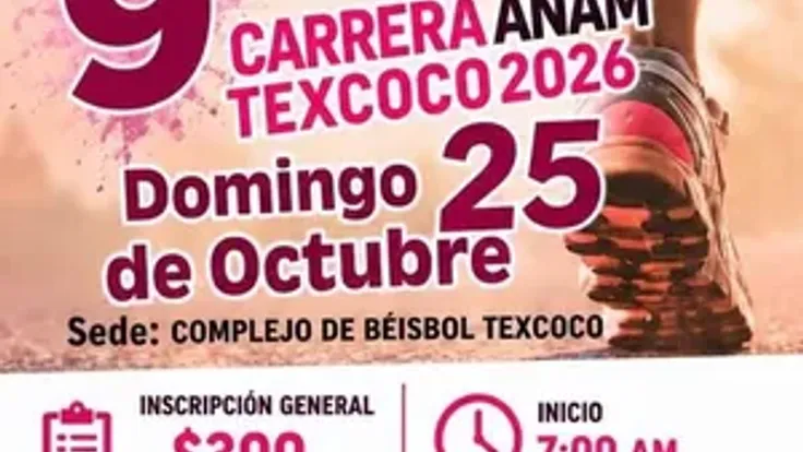 Carrera ANAM Texcoco 2026 cover