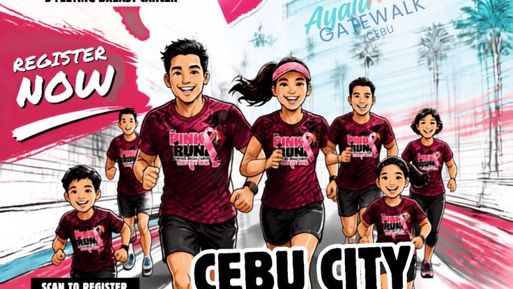 The Pink Run: D'Feeting Breast Cancer (Cebu) cover