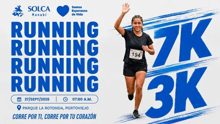 Carrera Running SOLCA Manabí - Portoviejo cover