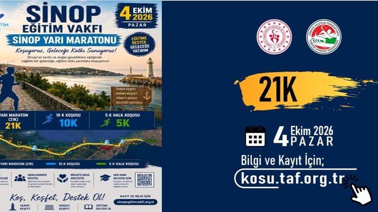 Sinop Eğitim Vakfı Sinop Yarı Maratonu cover