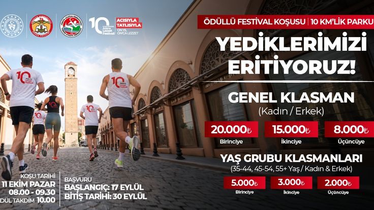 10. ULUSLARARASI ADANA LEZZET FESTİVALİ 3. LEZZET KOŞUSU cover