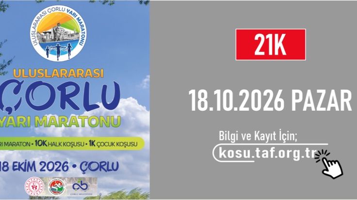 Uluslararası Çorlu Yarı Maratonu cover