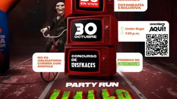 Party run Halloween edition cover
