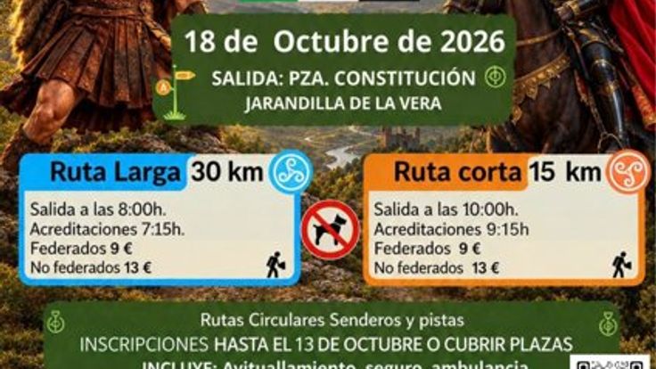 VI Ruta Senderista de Viriato a Carlos V cover