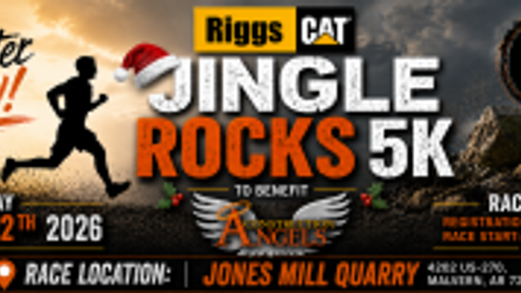 Riggs CAT Quarry Jingle Rocks 5k cover