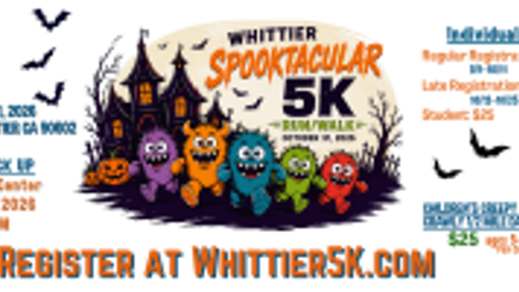 Whittier Spooktacular 5K cover