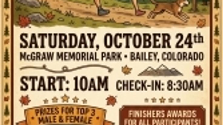 McGraw Memorial Park "Quick Draw @ McGraw" 2.1 & 12.6 Mile Trail Races cover