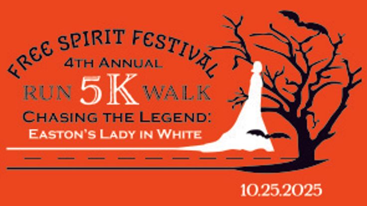 Chasing the Legend; Easton's Lady in White 5K Run/Walk cover