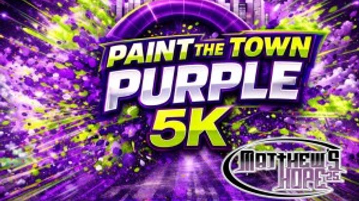 Paint the Town Purple 5K cover