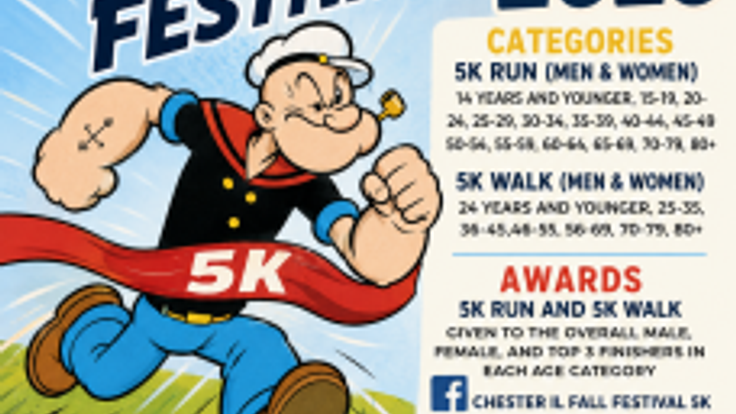 Popeye's Fall Festival 5K cover