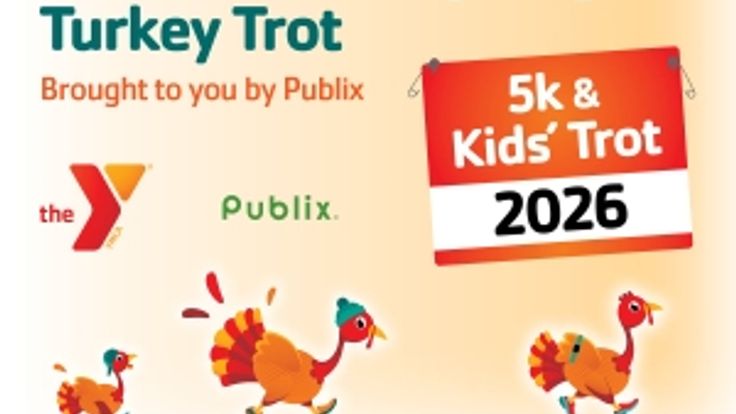 2026 Northeast Family YMCA Annual Thanksgiving Turkey Trot Brought to you by Publix cover