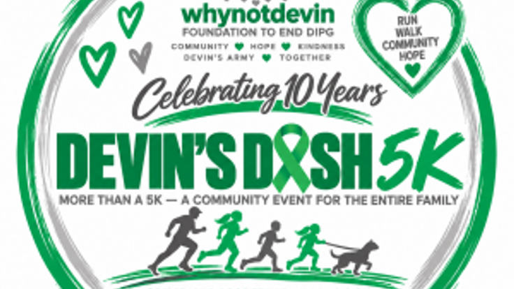 10th Anniversary Devin’s Dash 5K Family Event cover