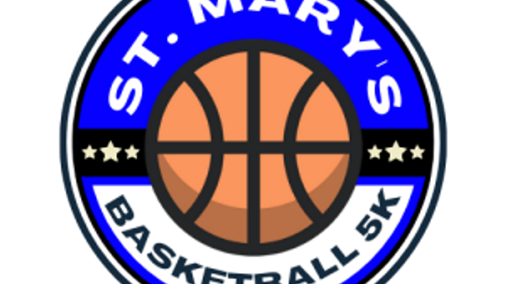 St. Mary's Boys Basketball Annual 5K Run and 1-Mile Fun Run cover