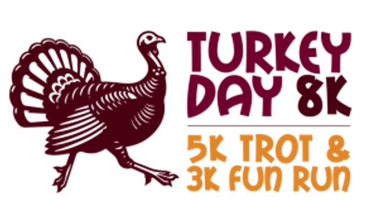 Turkey Day 8K, 5K Trot & 3K Fun Run cover