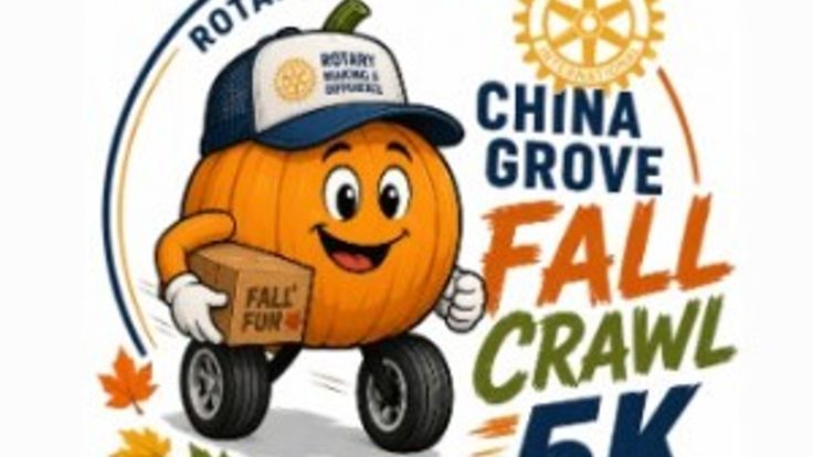 China Grove Rotary Fall Crawl 5K Run/Walk & Half-Mile Fun Run cover