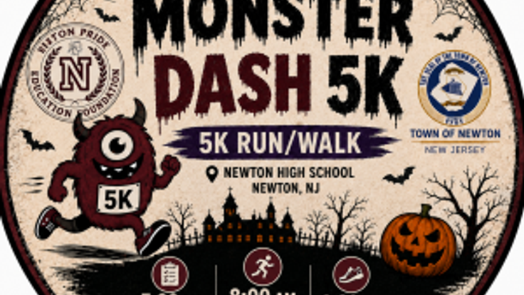 Newton Pride Monster Dash 5K cover
