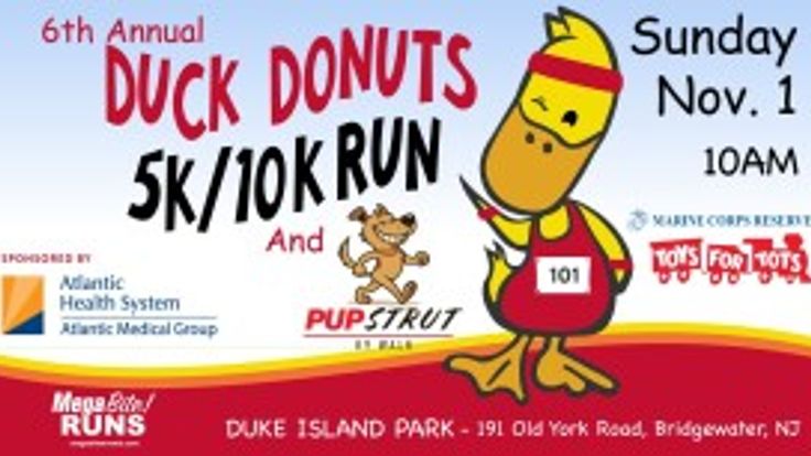 6th ANNUAL DUCK DONUT 5K/10K and NEW 2K Pup Strut cover