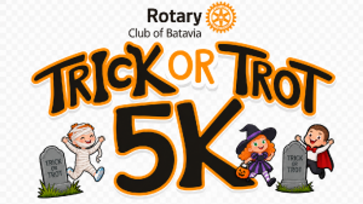 Rotary Club of Batavia Trick or Trot 5k cover