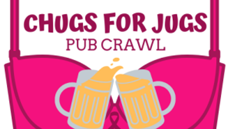 Chugs For Jugs Pub Crawl cover
