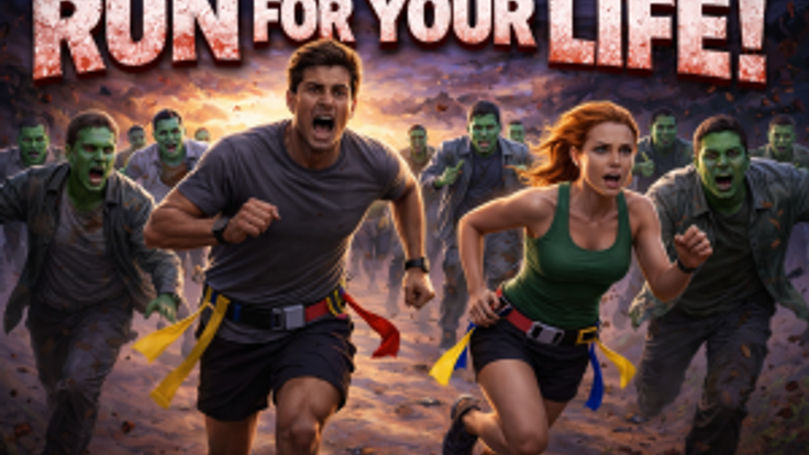 The Run For Your Life 1 Mile Dash/ 5k/10k/15k Series - The Last Escape cover
