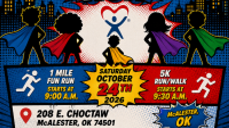 CASA Superhero 5K & 1 Mile Fun Run McAlester cover