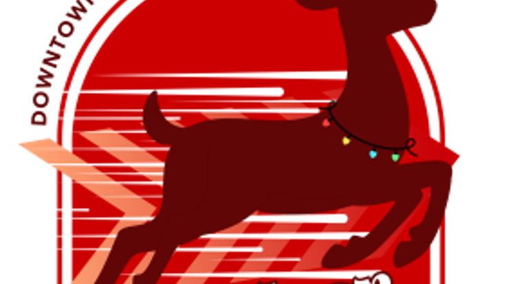 Downtown Florence Reindeer Dash 5K cover