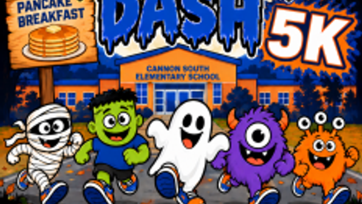 Cannon South Elementary Beta Club's Monster Dash 5K cover